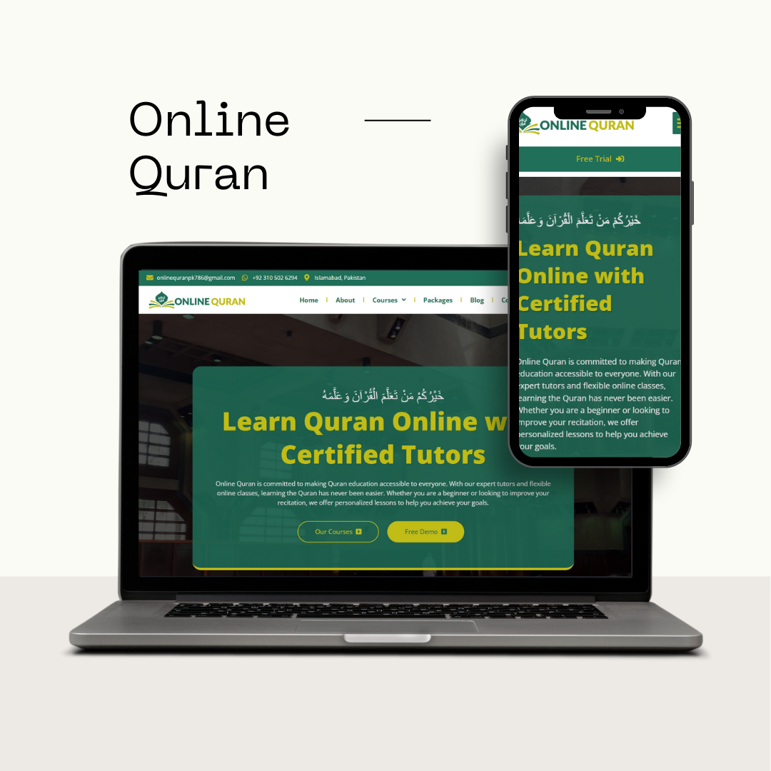 Online Quran PK Website Design & Development